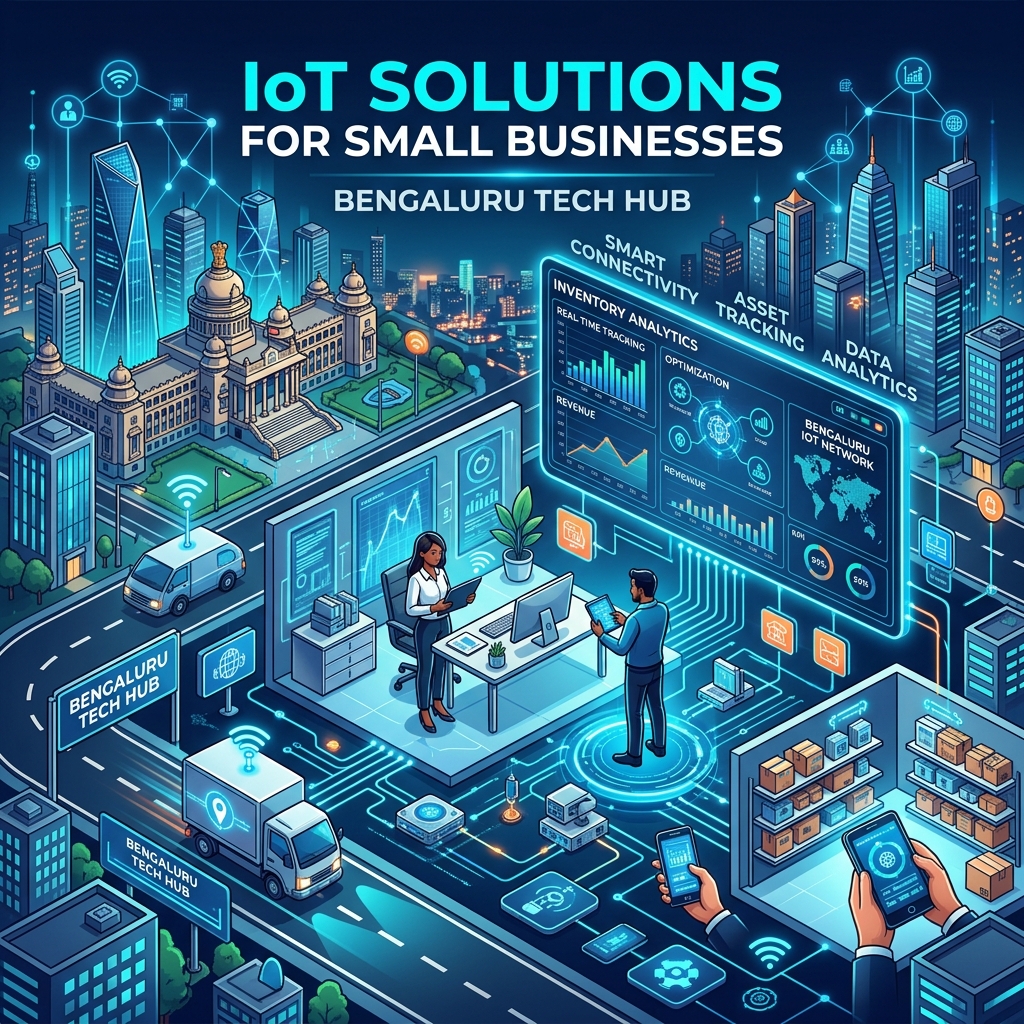 Innovative IoT Solutions for Small Businesses in Bengaluru driving automation and smart tracking